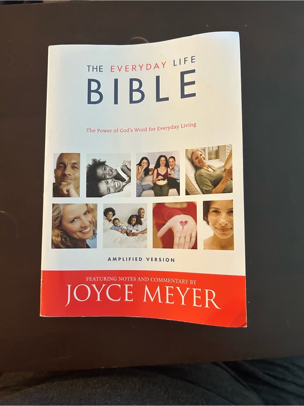 The Everyday Life Bible by Joyce Meyer — Red & White Cover
